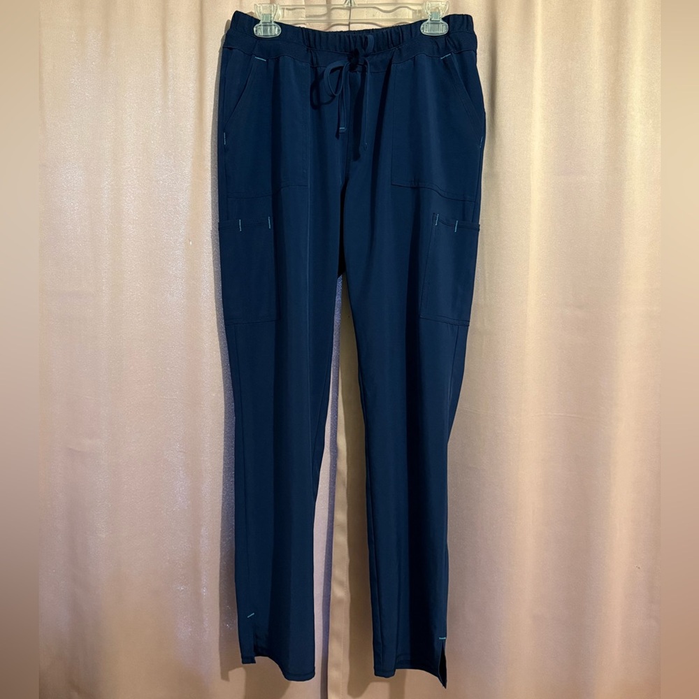 Scrubstar Navy Cargo Pants with Drawstring Waist